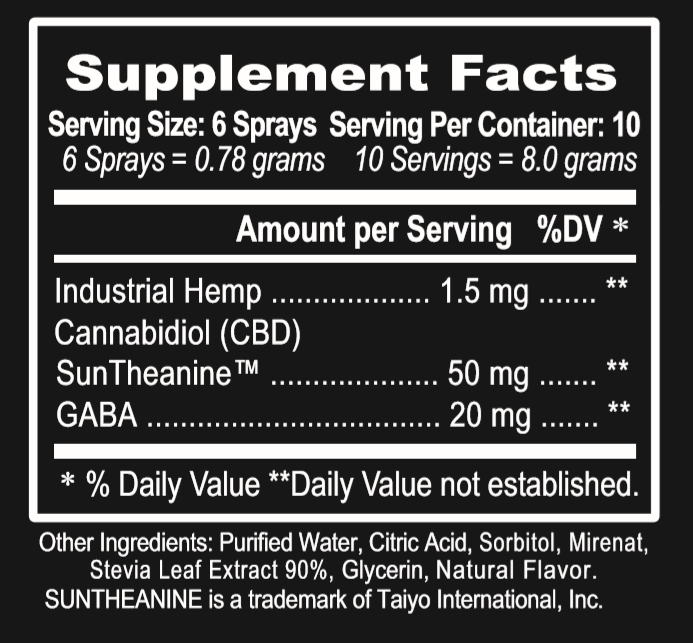 Diol for Pets:  Bliss - Oral Anxiety Spray