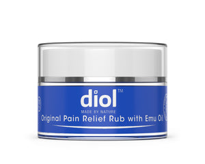 Diol Original Pain Relief Rub with Emu Oil  1oz Jar