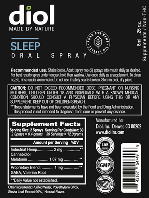 Diol Sleep (Sleep Support Oral To Go Spray)