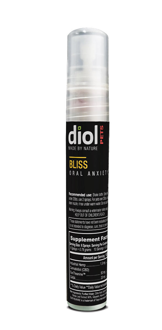 Diol for Pets:  Bliss - Oral Anxiety Spray